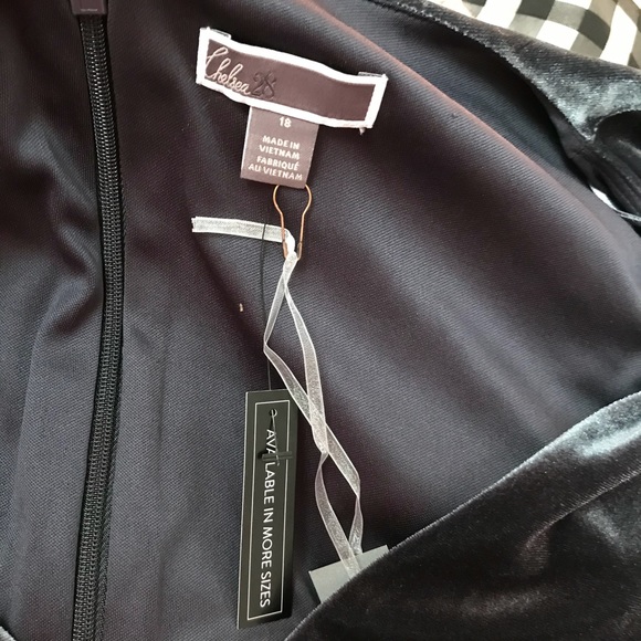 Chelsea28 Velvet Culotte Jumpsuit - Picture 8 of 8